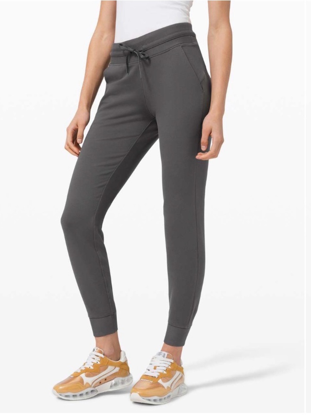 Lululemon Ready to Fleece Jogger Graphite Grey Pants 6 W5CZ9S